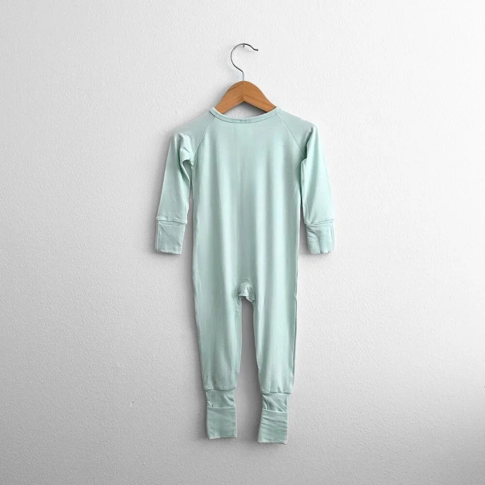 NWT Cute Baby Sleep N' Play Soft Bamboo Pajamas One-piece Bodysuits Set 18-24M